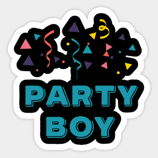 Party boy Sticker